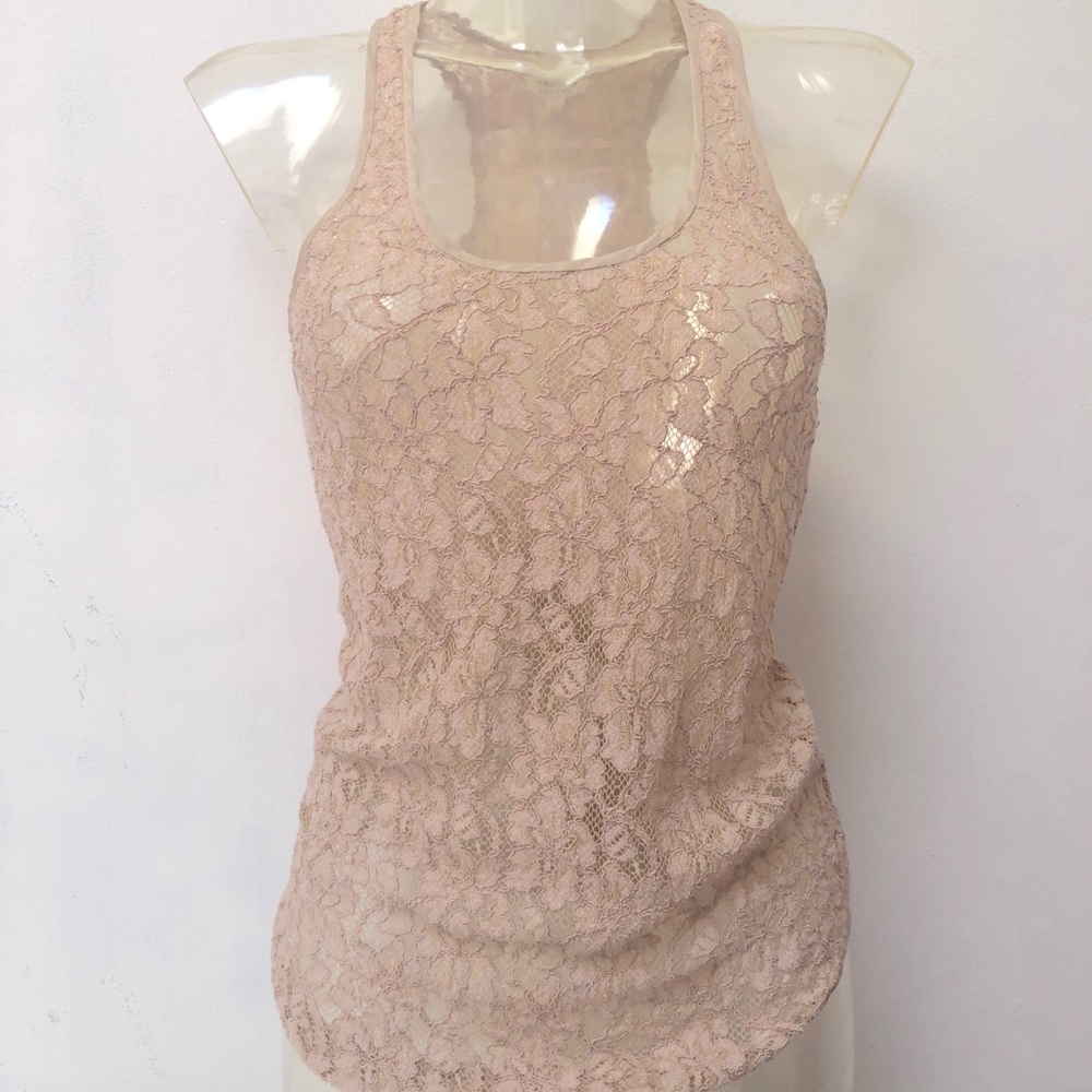 loose fit lace tank • wilfred